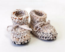 Load image into Gallery viewer, Crocheted Slippers (Ankle) Baby/Toddler