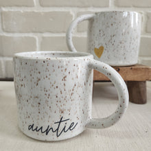 Load image into Gallery viewer, Family Speckled Heart Mugs