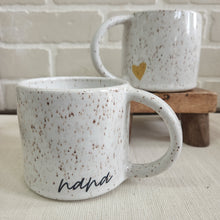 Load image into Gallery viewer, Family Speckled Heart Mugs