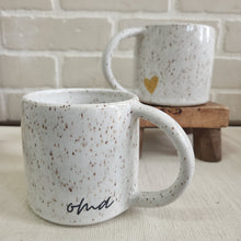Load image into Gallery viewer, Family Speckled Heart Mugs