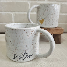 Load image into Gallery viewer, Family Speckled Heart Mugs
