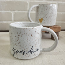 Load image into Gallery viewer, Family Speckled Heart Mugs