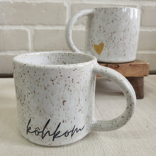 Load image into Gallery viewer, Family Speckled Heart Mugs