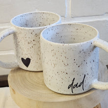 Load image into Gallery viewer, Family Speckled Heart Mugs
