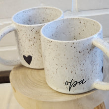 Load image into Gallery viewer, Family Speckled Heart Mugs