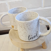 Load image into Gallery viewer, Family Speckled Heart Mugs