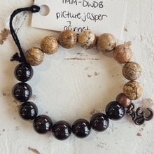 Load image into Gallery viewer, Gemstone Bracelet (Tiny Moon)