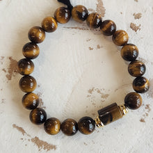 Load image into Gallery viewer, Gemstone Bracelet (Tiny Moon)