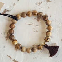 Load image into Gallery viewer, Gemstone Bracelet (Tiny Moon)