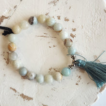 Load image into Gallery viewer, Gemstone Bracelet (Tiny Moon)