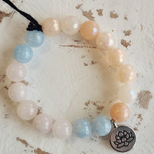 Load image into Gallery viewer, Gemstone Bracelet (Tiny Moon)