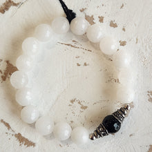Load image into Gallery viewer, Gemstone Bracelet (Tiny Moon)