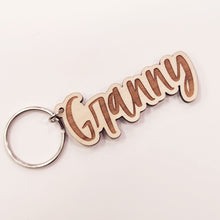 Load image into Gallery viewer, Wood Keychains (Family, Friends, Pets & Love)