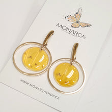 Load image into Gallery viewer, Real Butterfly Wing - Geometric Dangles