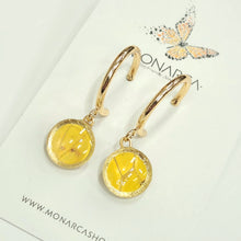 Load image into Gallery viewer, Real Butterfly Wing - Geometric Dangles