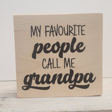 Load image into Gallery viewer, Twin Timbers Block Signs (Family & Pets)