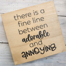 Load image into Gallery viewer, Twin Timbers Block Signs (Clean Humor)