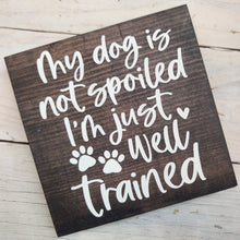 Load image into Gallery viewer, Twin Timbers Block Signs (Family & Pets)