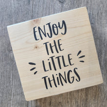 Load image into Gallery viewer, Twin Timbers Block Signs (Inspirational, Kindness & Friendship)