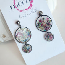 Load image into Gallery viewer, Meraki Crush Floral Dangles