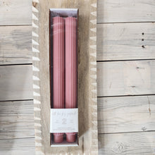 Load image into Gallery viewer, Ribbed Tapered Candle Pair