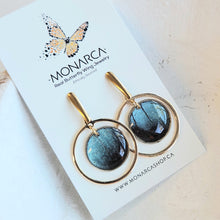 Load image into Gallery viewer, Real Butterfly Wing - Geometric Dangles