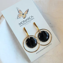 Load image into Gallery viewer, Real Butterfly Wing - Geometric Dangles