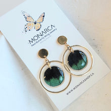 Load image into Gallery viewer, Real Butterfly Wing - Geometric Dangles