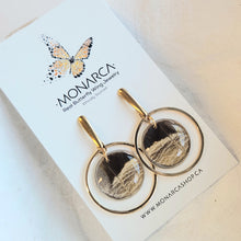 Load image into Gallery viewer, Real Butterfly Wing - Geometric Dangles