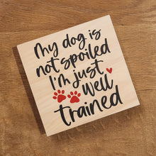 Load image into Gallery viewer, Twin Timbers Block Signs (Family & Pets)