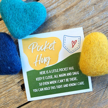Load image into Gallery viewer, Felt Hearts (Pocket Hugs)