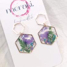 Load image into Gallery viewer, Meraki Crush Floral Dangles