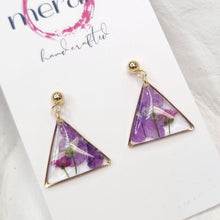 Load image into Gallery viewer, Meraki Crush Floral Dangles