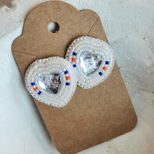 Load image into Gallery viewer, Indigenous Hand Beaded Round Studs