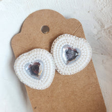 Load image into Gallery viewer, Indigenous Hand Beaded Round Studs