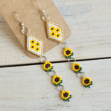 Load image into Gallery viewer, Indigenous Hand Beaded Dangles