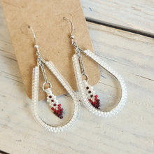 Load image into Gallery viewer, Indigenous Hand Beaded Dangles