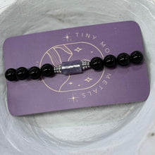 Load image into Gallery viewer, Gemstone Bracelet (Tiny Moon)