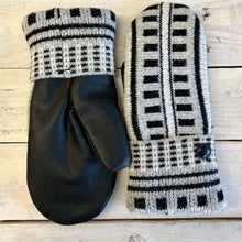 Load image into Gallery viewer, Luxe Wool Mittens with Leather or Suede