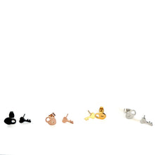 Load image into Gallery viewer, Gold Shaped Studs
