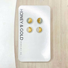 Load image into Gallery viewer, Honey & Gold Clay Studs