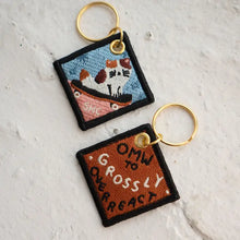 Load image into Gallery viewer, Embroidered Keychain