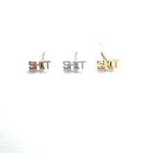 Load image into Gallery viewer, Gold Shaped Studs