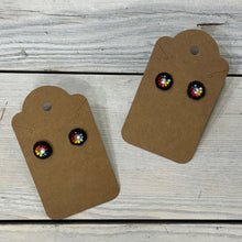 Load image into Gallery viewer, Indigenous Hand Beaded Round Studs