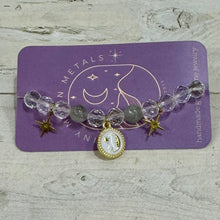 Load image into Gallery viewer, Gemstone Bracelet (Tiny Moon)