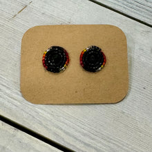 Load image into Gallery viewer, Indigenous Hand Beaded Round Studs