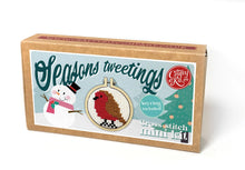 Load image into Gallery viewer, Mini Matchbook Cross Stitch Kit (Holiday)