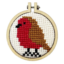 Load image into Gallery viewer, Mini Matchbook Cross Stitch Kit (Holiday)