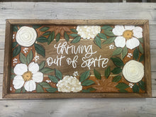 Load image into Gallery viewer, Handpainted Floral Art Framed