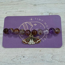 Load image into Gallery viewer, Gemstone Bracelet (Tiny Moon)